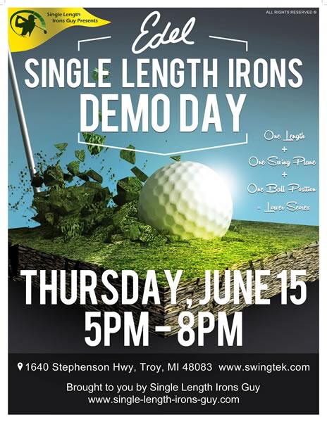 Edel Single Length Irons Demo Day